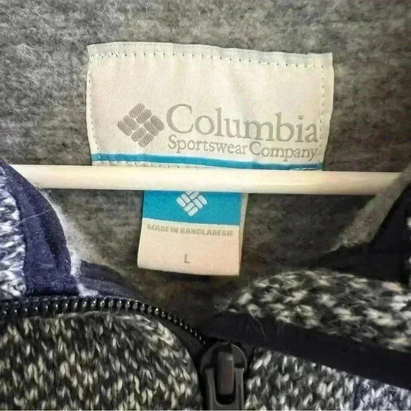 Columbia Women’s Chillin Fleece Jacket Size Large Active Fit Nocturnal Color - Picture 6 of 13